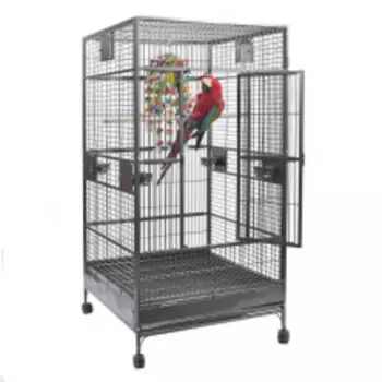 SKY Rainforest Клетка для крупных птиц "Nova I Stone", светло-серый, 101х100х173см (Великобритания)!