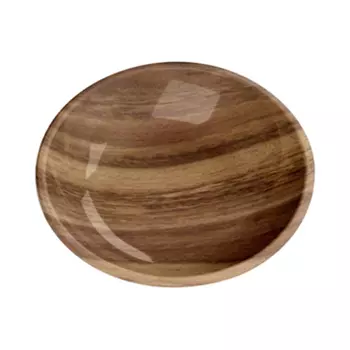 TARHONG Миска для животных "Acacia Wood", коричневая, 13.3х2.8см/180мл