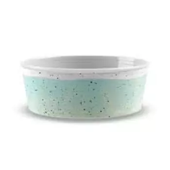 TARHONG Миска для животных "Desert Wash", бело-зелёная, 17х5.9см/950мл