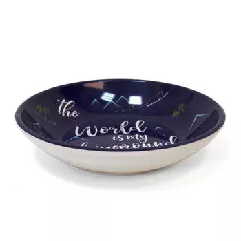 TARHONG Миска для животных "Playground", синяя, 13.3х2.8см/180мл