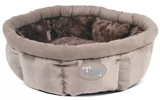 TRAMPS Лежак для кошек круглый "Aristocat Ring", бежевый, 45х45х16см (Великобритания)