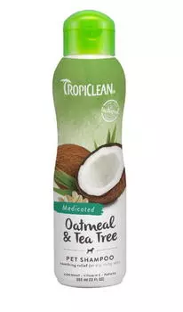 TROPICLEAN Овсяный Шампунь лечебный д/собак 355мл