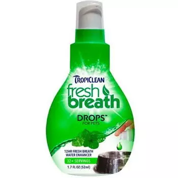 TROPICLEAN Свежее дыхание капли для чистки зубов 52мл