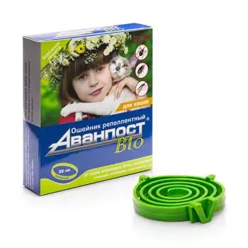 ВЕДА АВАНПОСТ Bio Ошейник репеллентный д/кошек 35см