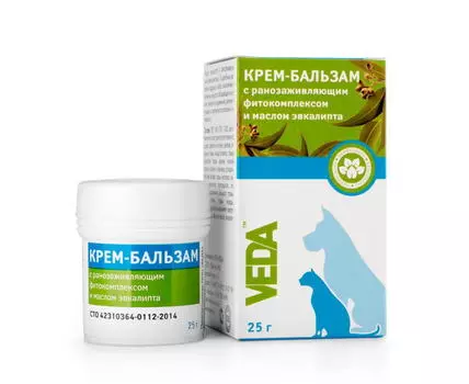 ВЕДА Фитоэлита крем-бальзам с ранозаживляющим фитокомплексом 25г