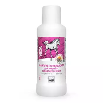ВЕДА ЗооVIP Шампунь-кондиционер с кератином и дегтем д/жеребят 500мл
