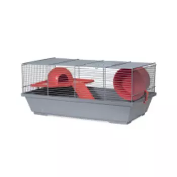 VOLTREGA Клетка для грызунов (117G), голубой поддон, 50.5x28x25см (Испания)