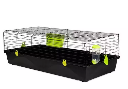 VOLTREGA Клетка для кроликов и морских свинок (527), голубая, 120x59x40см (Испания)