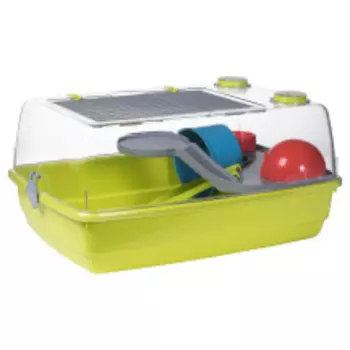 VOLTREGA Клетка-дюна для грызунов (181G), зеленая, 56х38.5х25.5см (Испания)