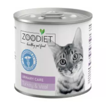 ZOODIET Urinary Turkey&Veal Корм влаж.инд,телятина поддерж.здор.мочевывод.путей д/кош.конс.240г
