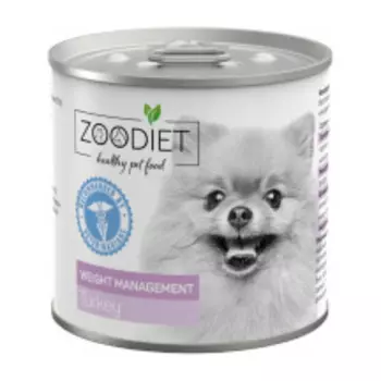 ZOODIET Weight Turkey Корм влаж.индейка контроль веса д/собак конс.240г