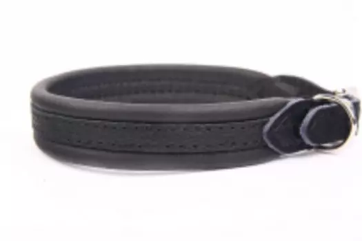 ZOOLESZCZ Ошейник для собак "Soft Plus", черный, 50х2см