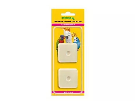 ЗООМИР Камень минер.с йодом д/птиц 2шт