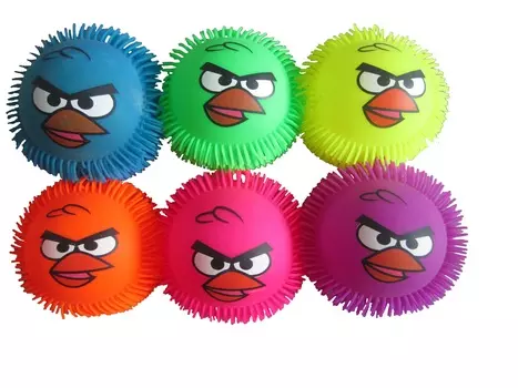 1toy Е-Ежики игрушка злая птица со светом 23 см