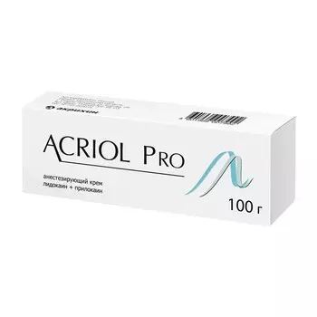 Акриол Про 2,5%+2,5% крем для местного и наружного применения 100 г