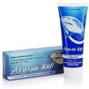 Акулий Жир крем для ног с конским каштаном и корой ивы 75 мл