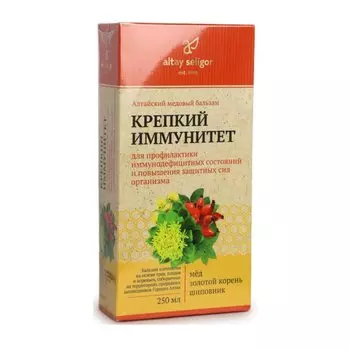Алтай-Селигор Алтайский медовый бальзам Крепкий Иммунитет 250 мл