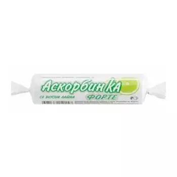 Аскорбин Ка Форте таблетки жевательные Лайм 10 шт