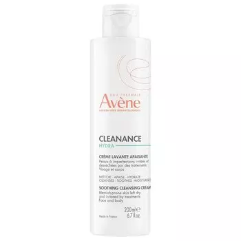 Avene Cleanance Hydra Крем очищающий для сухой и раздраженной кожи лица и тела 200 мл