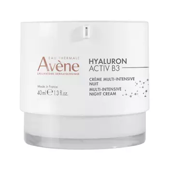 Avene Hyaluron Activ B3 Крем ночной интенсивный регенерирующий для лица 40 мл