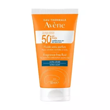 Avene Sun Флюид солнцезащитный для лица ультралегкий SPF50+ 50 мл
