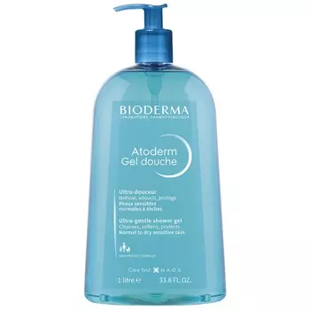 Bioderma Atoderm Гель для душа очищающий для сухой и нормальной кожи 1000 мл
