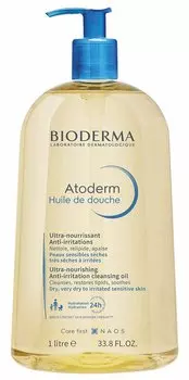 Bioderma Atoderm Масло для душа увлажняющее для сухой и нормальной кожи 1000 мл