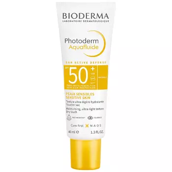 Bioderma Photoderm Аквафлюид солнцезащитный SPF 50+ с матирующим эффектом 40 мл