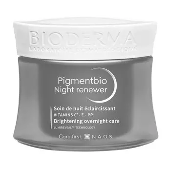 Bioderma Pigmentbio Night renewer Крем ночной осветляющий для кожи с гиперпигментацией 50 мл