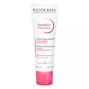 Bioderma Sensibio Defensive Крем легкий для сухой чувствительной кожи лица 40 мл