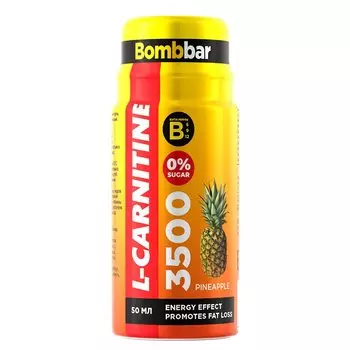 Bombbar Л-Карнитин 3500 мг напиток Ананас 50 мл