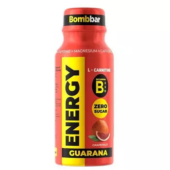 Bombbar Energy Л-Карнитин с гуараной напиток Грейпфрут 100 мл