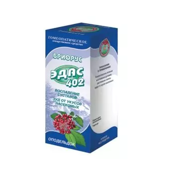 Бриорус Эдас-402 оподельдок гомеопаттический 100 мл