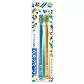 Curaprox Набор щеток зубных Ультра Софт 2 шт Саммер