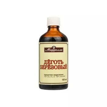 Деготь березовый для наружного применения 100 мл