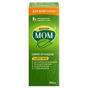 Доктор Мом сироп от кашля 150 мл