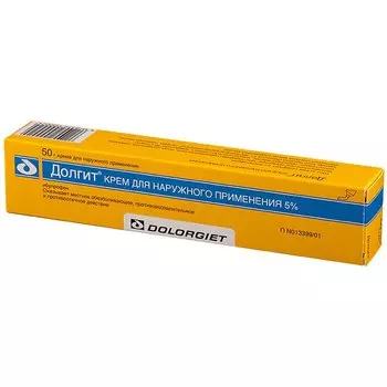 Долгит 5% крем для наружного применения 50 г