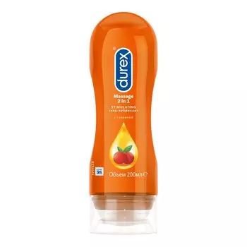 Durex Play Massage 2в1 Гель-лубрикант стимулирующий с гуараной 200 мл