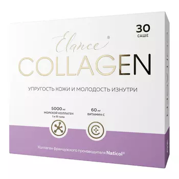 Elance Коллаген с витамином С порошок 30 шт