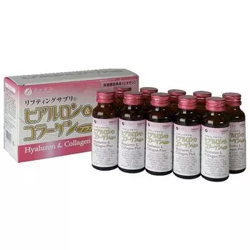Fine Japan Гиалурон и Коллаген Плюс жидкость 50 мл 10 шт