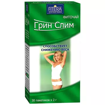 Fitera Фиточай Грин Слим фильтр-пакеты 2 г 30 шт