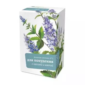 Фиточай Алтай № 3 для похудения Кассия-Мята фильтр-пакеты 30 шт