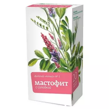 Фиточай Алтай № 5 Мастофит Солодка фильтр-пакеты 20 шт