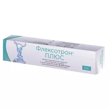 Флексотрон Плюс 20 мг/мл имплантат для внутрисуставных инъекций шприц 3 мл 1 шт