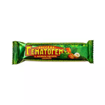 Гематоген Русский новый с лесным орехом 40 г