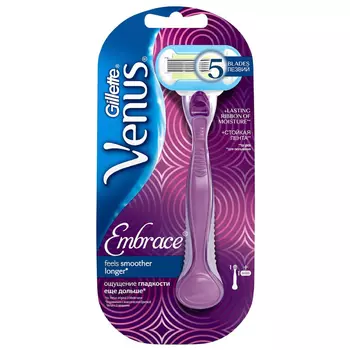Gillette Venus Embrace Станок бритвенный со сменной кассетой