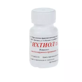 Ихтиол 10% мазь для наружного применения 25 г 1 шт