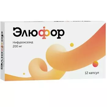 Элюфор 200 мг капсулы 12 шт
