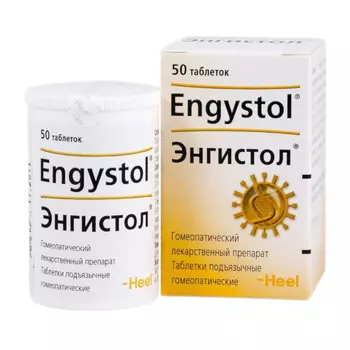 Энгистол таблетки подъязычные гомеопатические 50 шт
