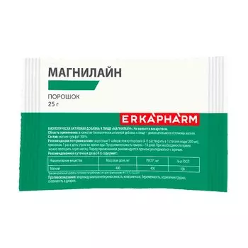 Эркафарм Магнилайн порошок для приема внутрь 25 г